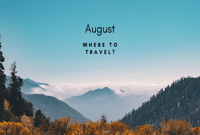 off season travel in august